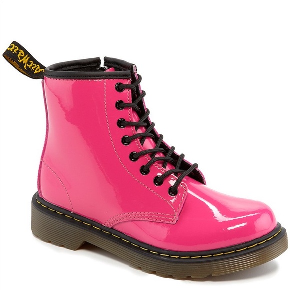 hot pink steel toe boots
